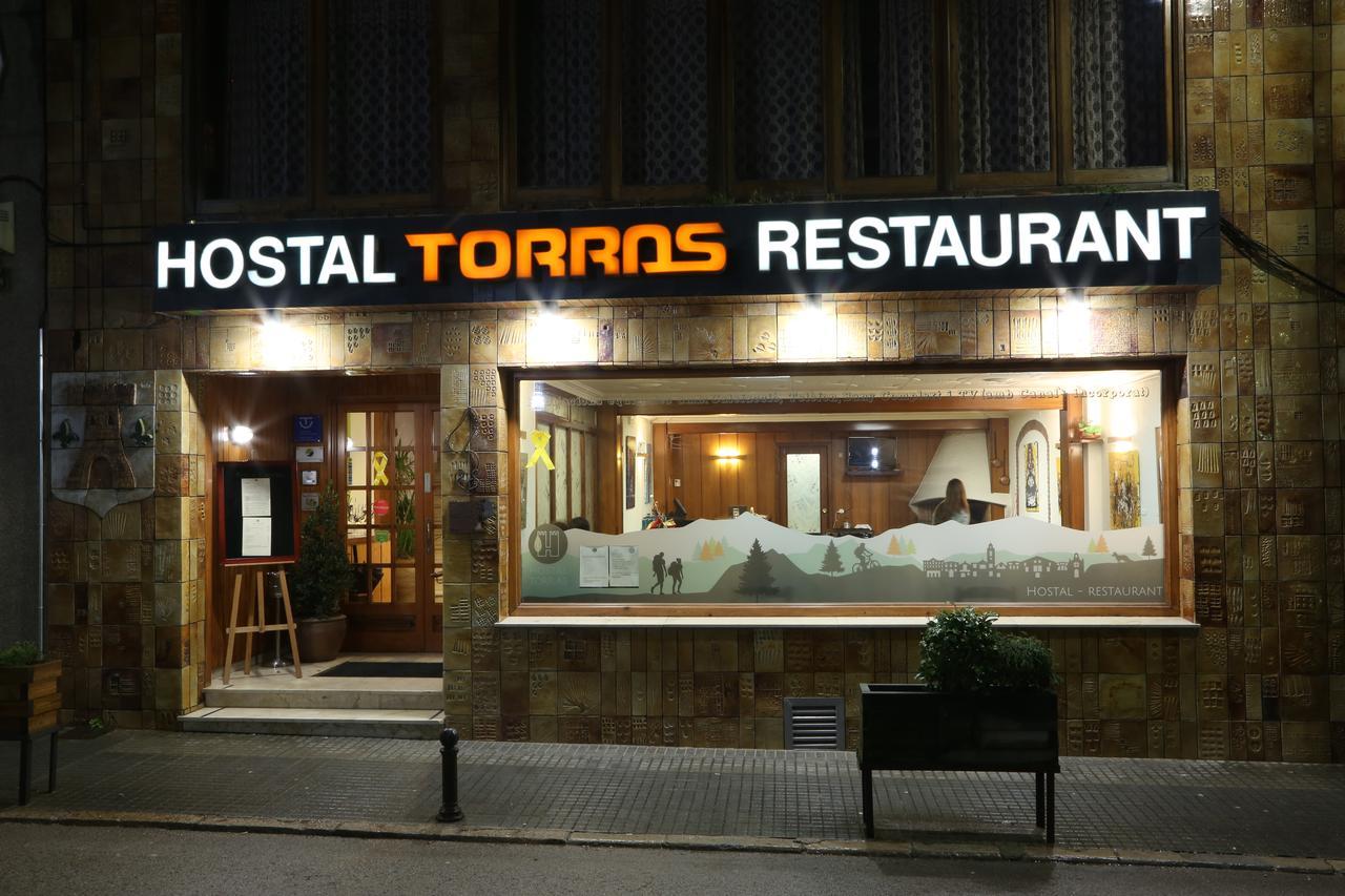 Hostal Torras Sant Hilari Sacalm Ngoại thất bức ảnh