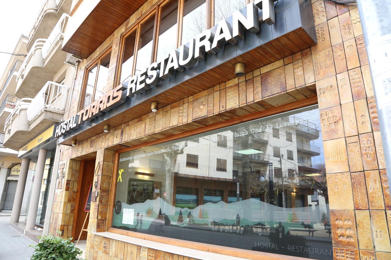 Hostal Torras Sant Hilari Sacalm Ngoại thất bức ảnh